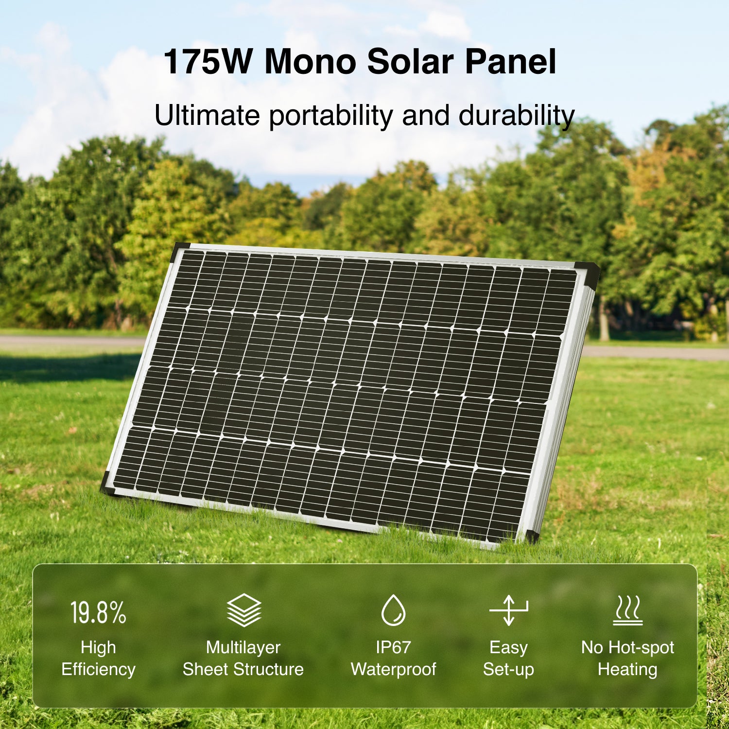 ACOPOWER 200 Watt Mono Solarmodul 