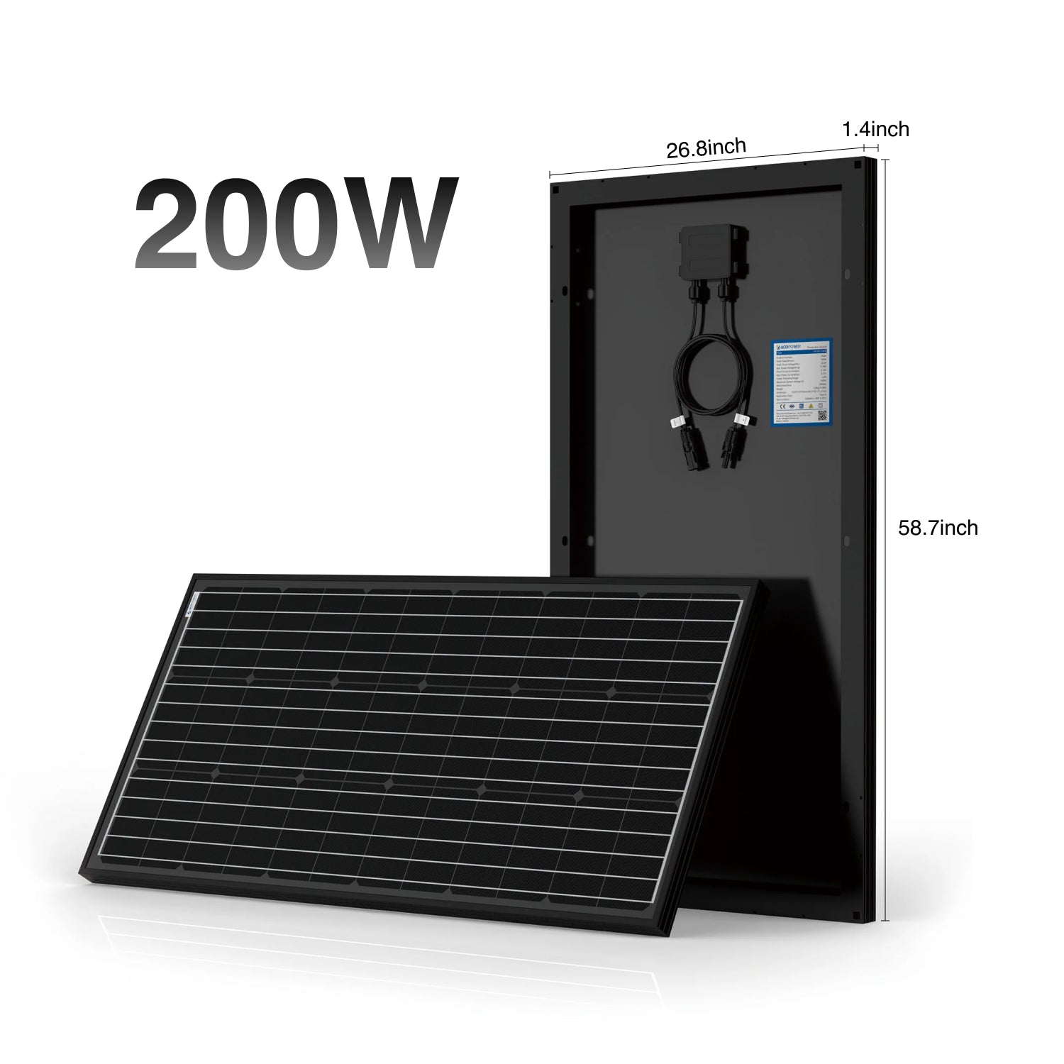 ACOPOWER 200 Watt Mono Solarmodul 